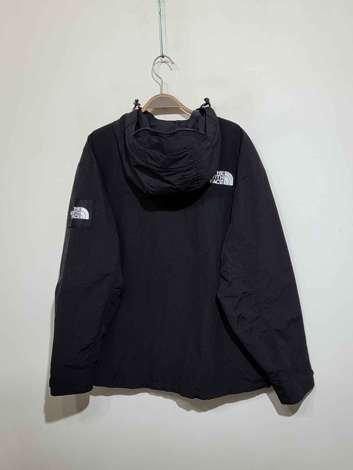(L) 노스페이스 바람막이 점퍼 블랙 아웃도어 후드자켓  상품이미지7