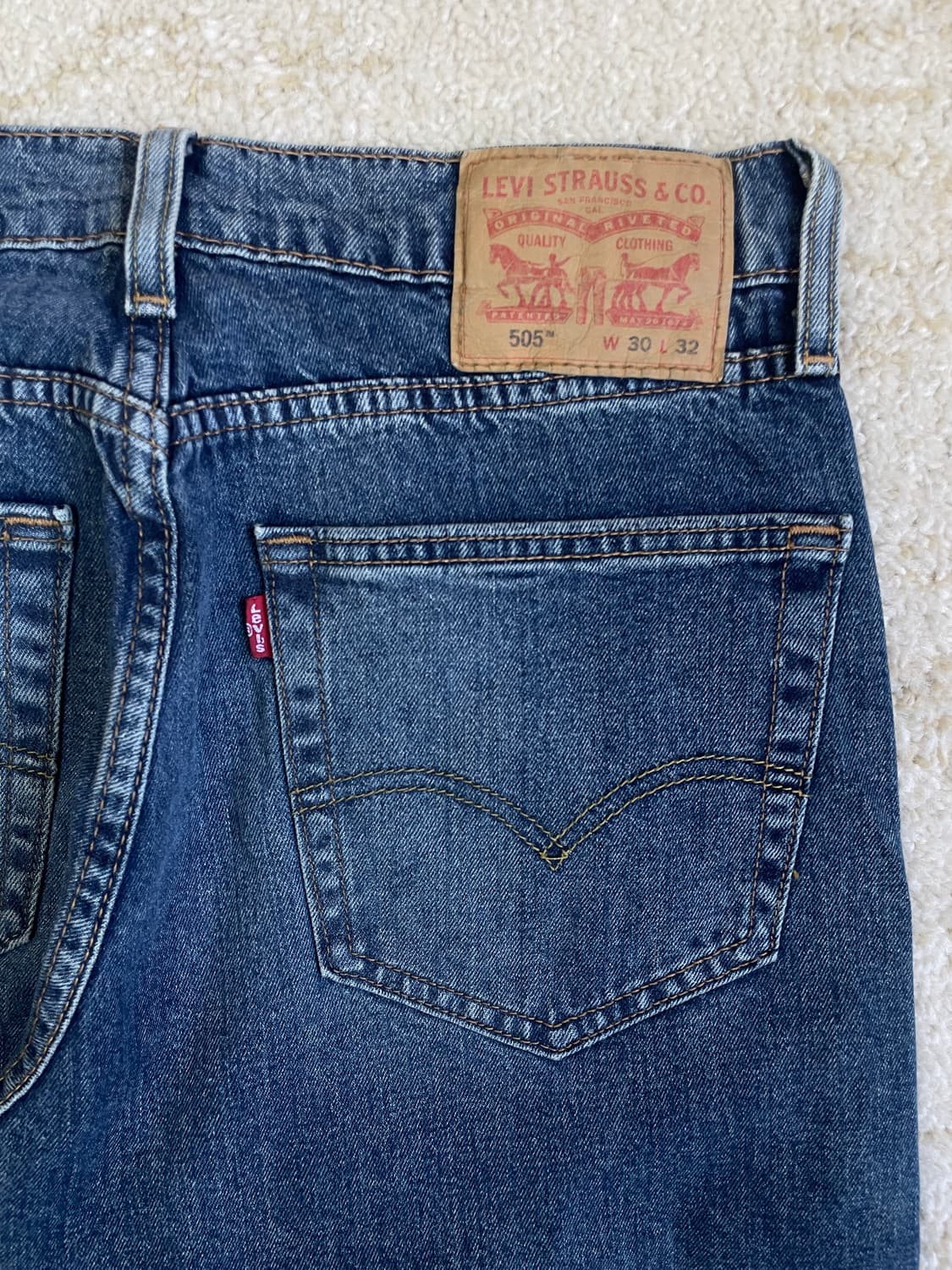 [30x32] 00s Levis 리바이스 505 레귤러 스트레이트 데님  상품이미지3