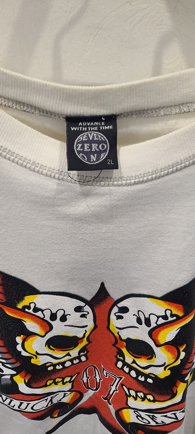 언럭키 7 반팔 라운드 티셔츠  상품이미지3