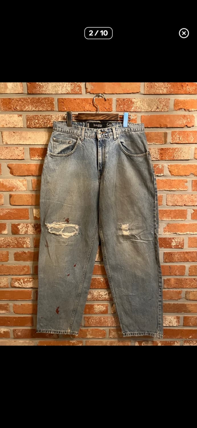90s Levi’s silvertap baggy denim 상품이미지2