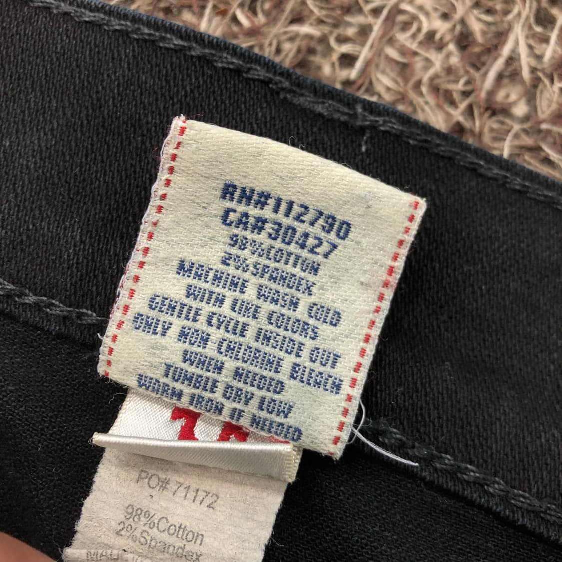 트루릴리전 ZACH 블랙진 데님 팬츠 상품이미지7