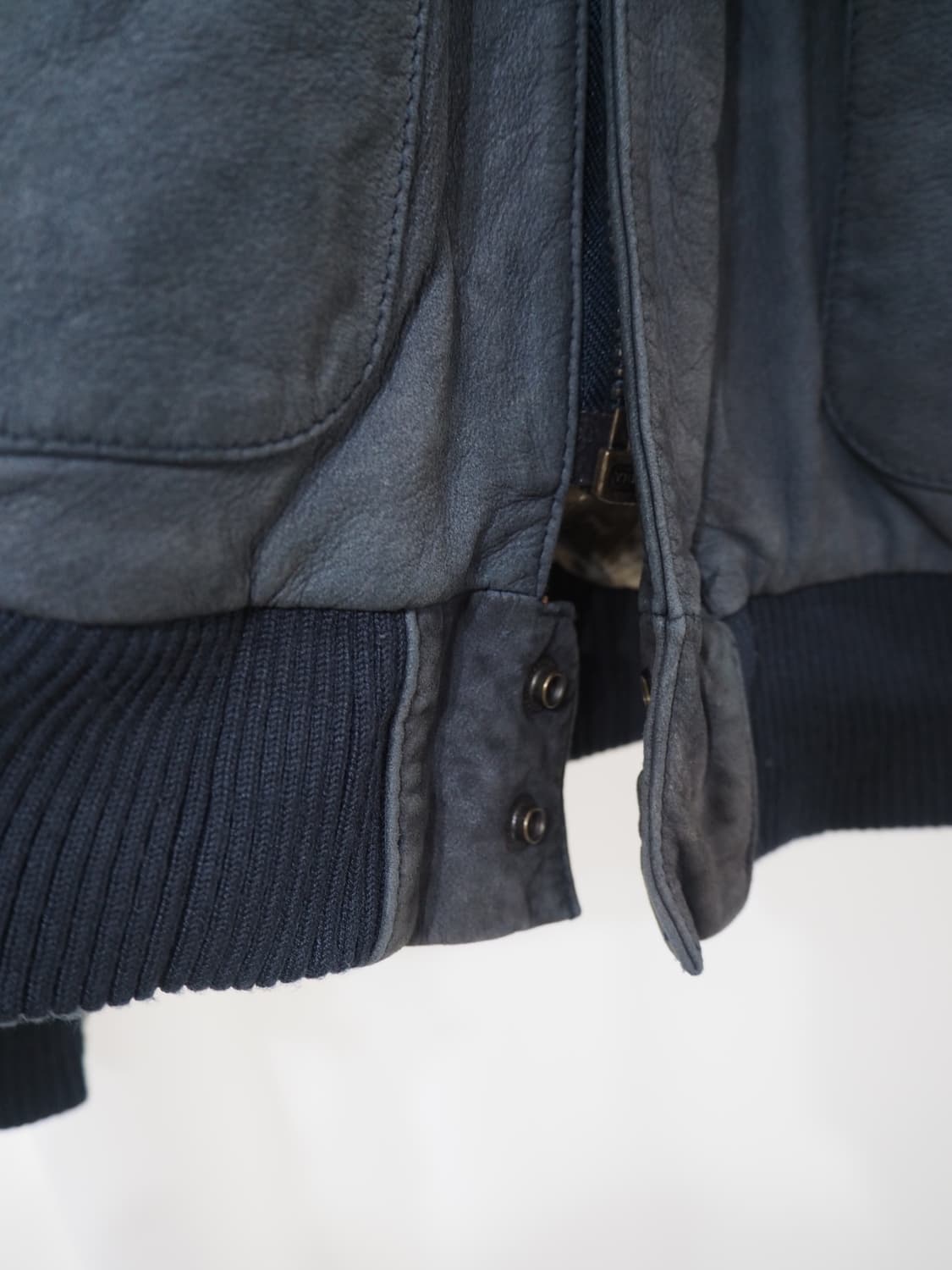 vintage faded leather jacket  상품이미지5