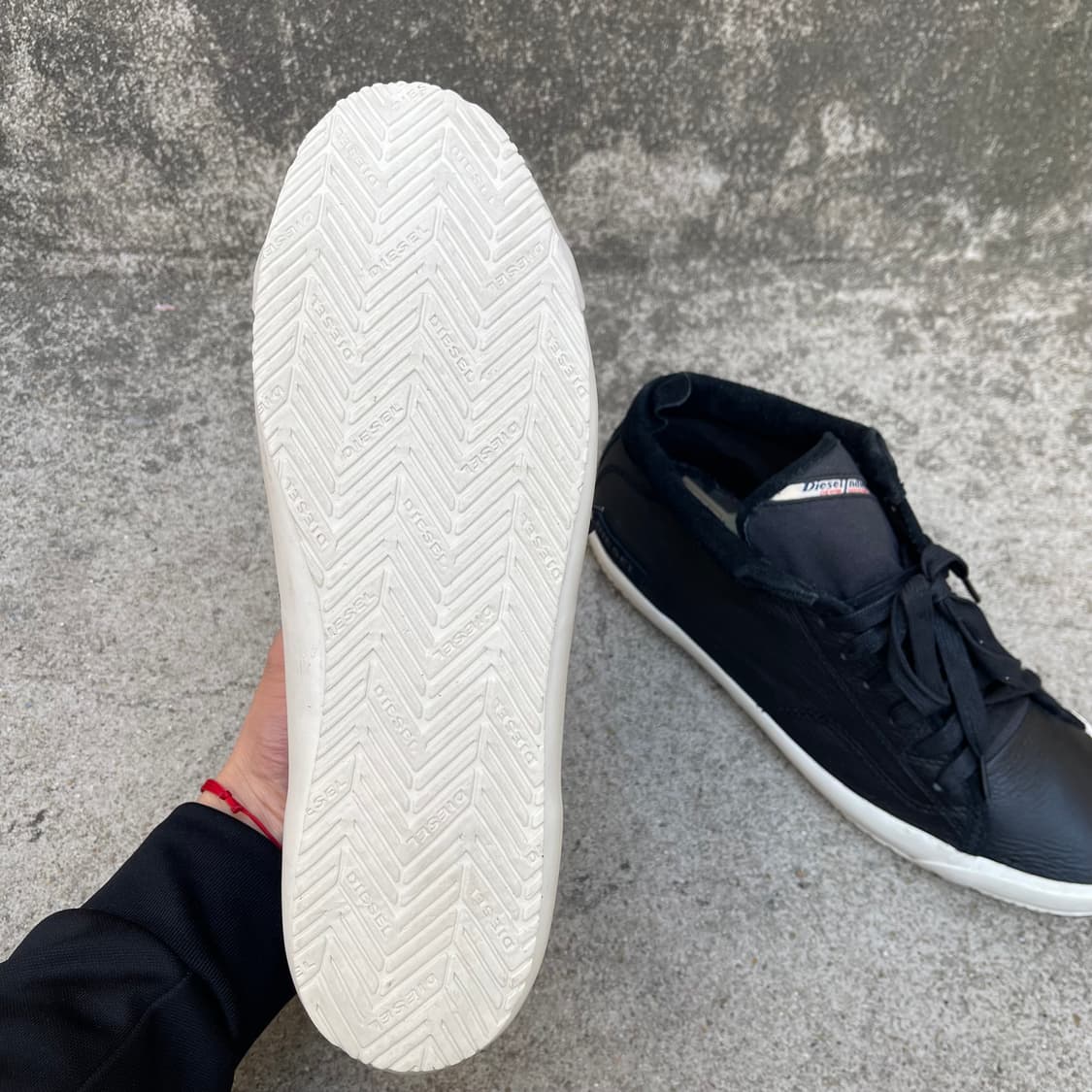 [280] Diesel VTG 레더/스웨이드 하이탑 스니커즈 상품이미지7