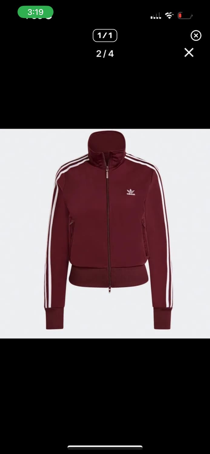 아디다스 파이어버드 버건디 져지 트랙탑 희귀 상품이미지2