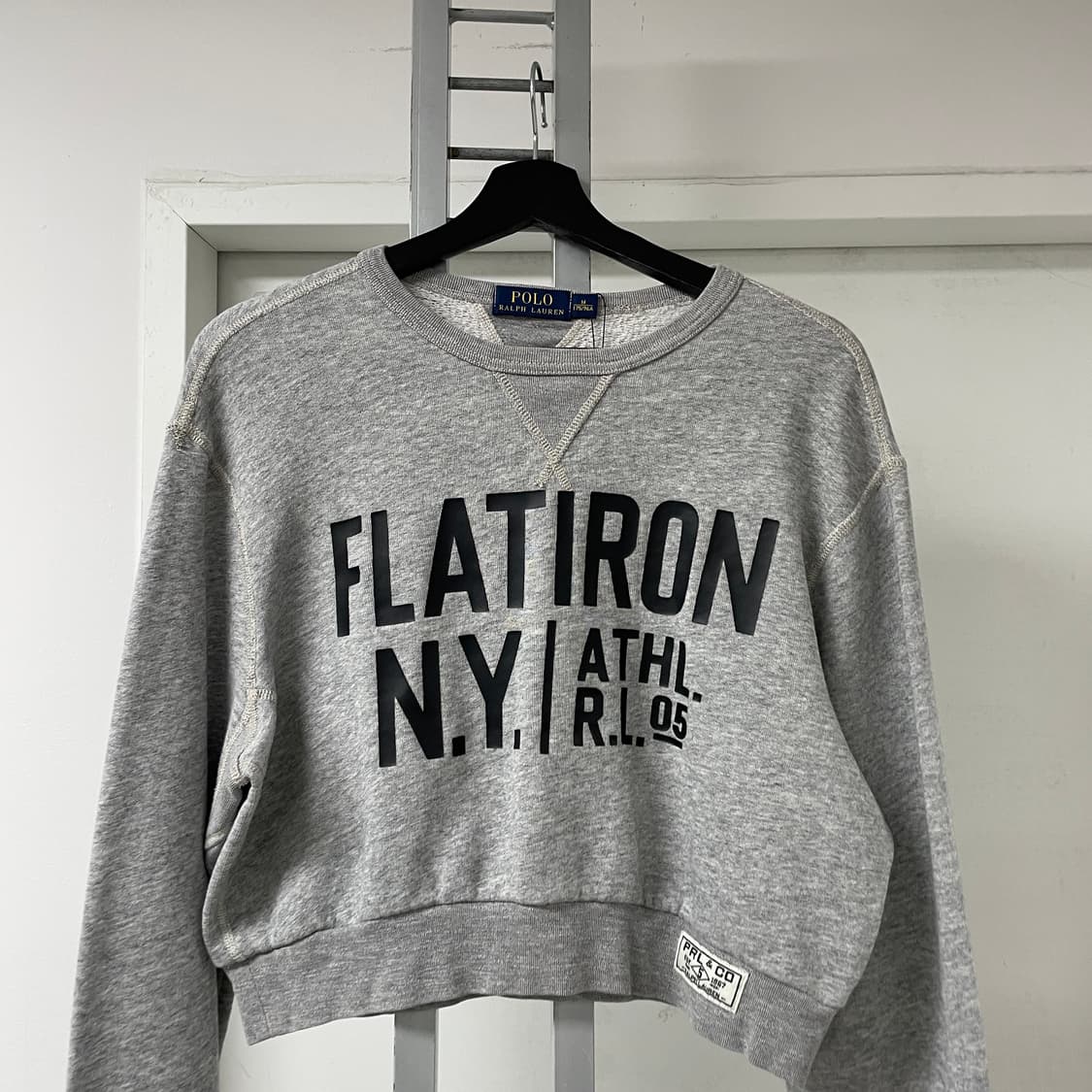 폴로 랄프로렌 크롭 맨투맨 M 상품이미지2