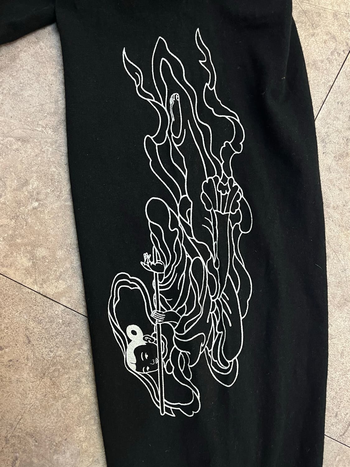 파인콘랩 회기쭉티 롱슬리브리스 블랙 M #csz2385  상품이미지8