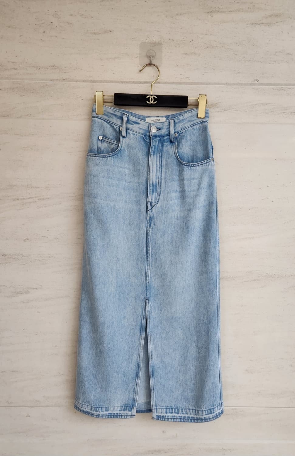 이자벨마랑 에뚜왈 데님 미디 스커트 44사이즈 상품이미지6