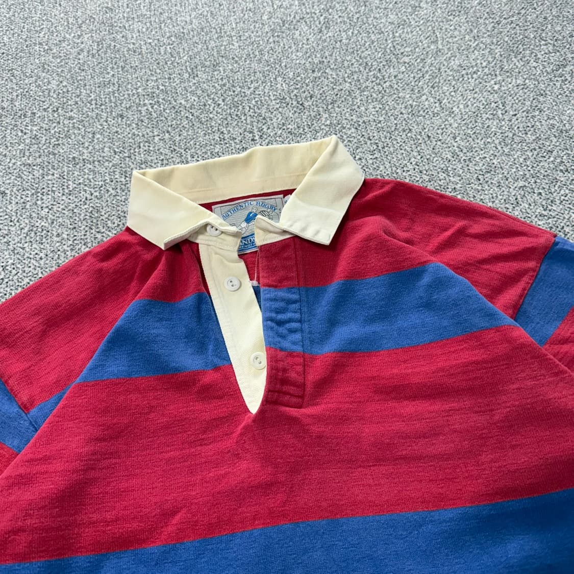 90s Lands' end 미제 럭비티셔츠  상품이미지4