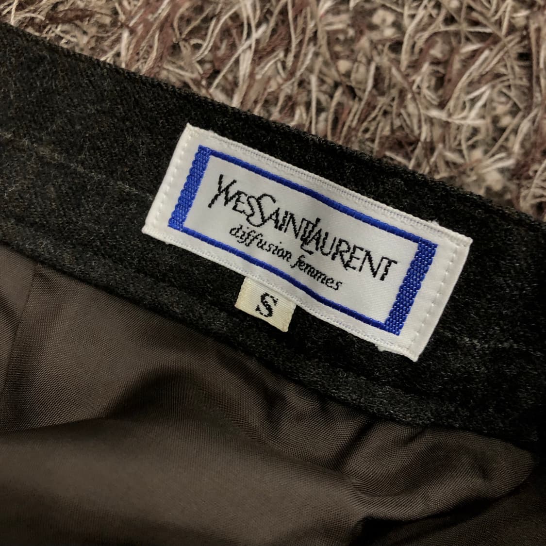 입생로랑 아카이브 울 스커트 상품이미지5