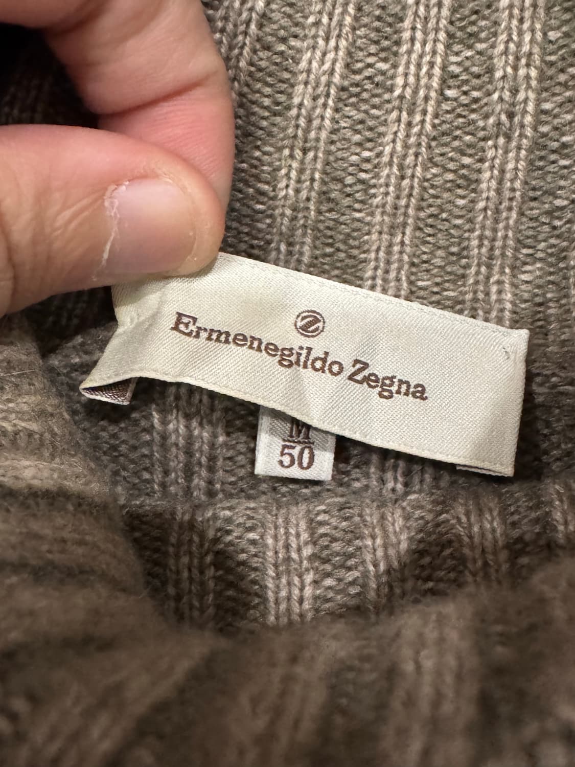 에르메네질도 제냐 울 캐시미어 터틀넥 니트 상품이미지4