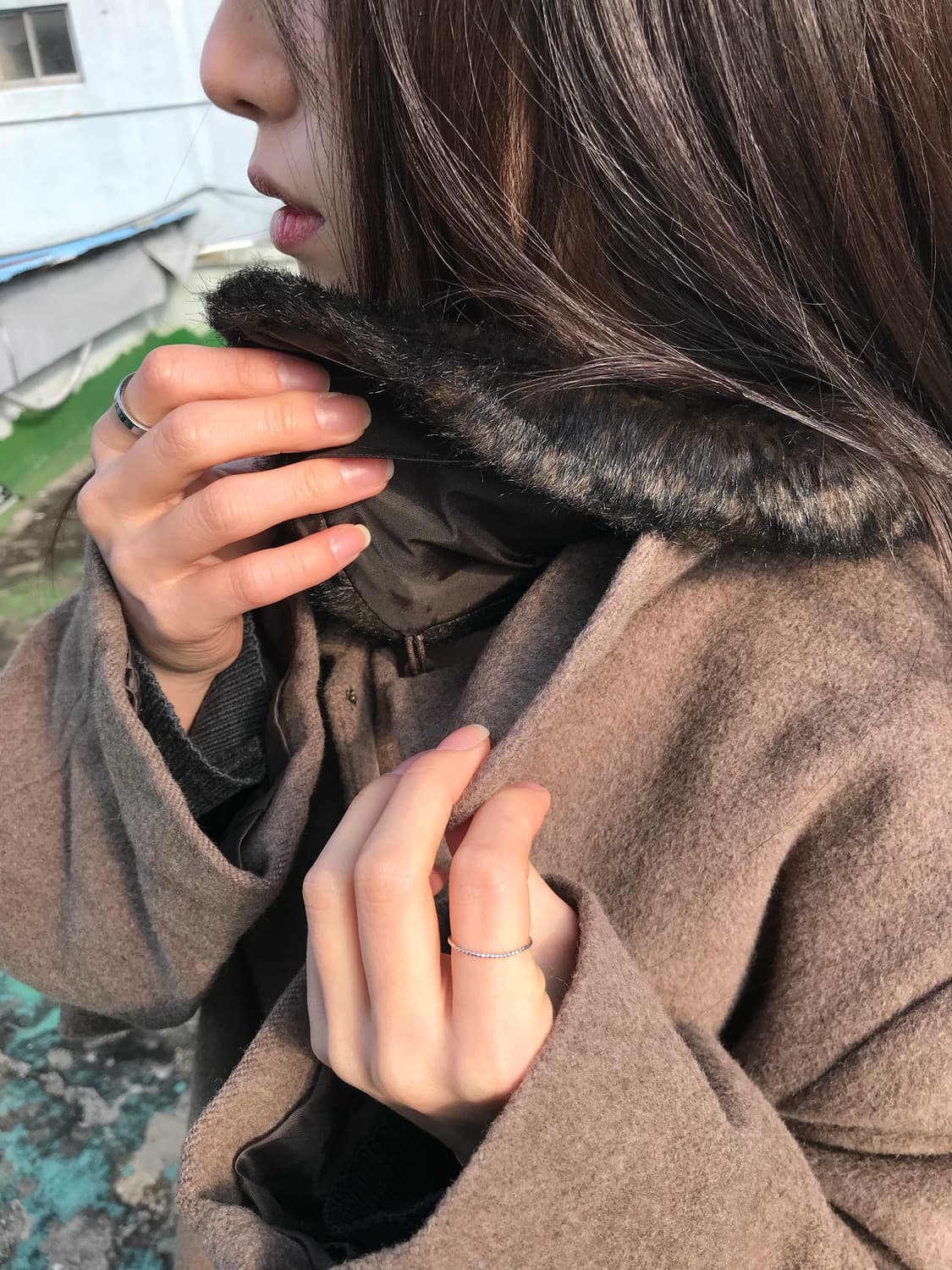 소프트 울 앙고라 블랜드 코트 상품이미지4