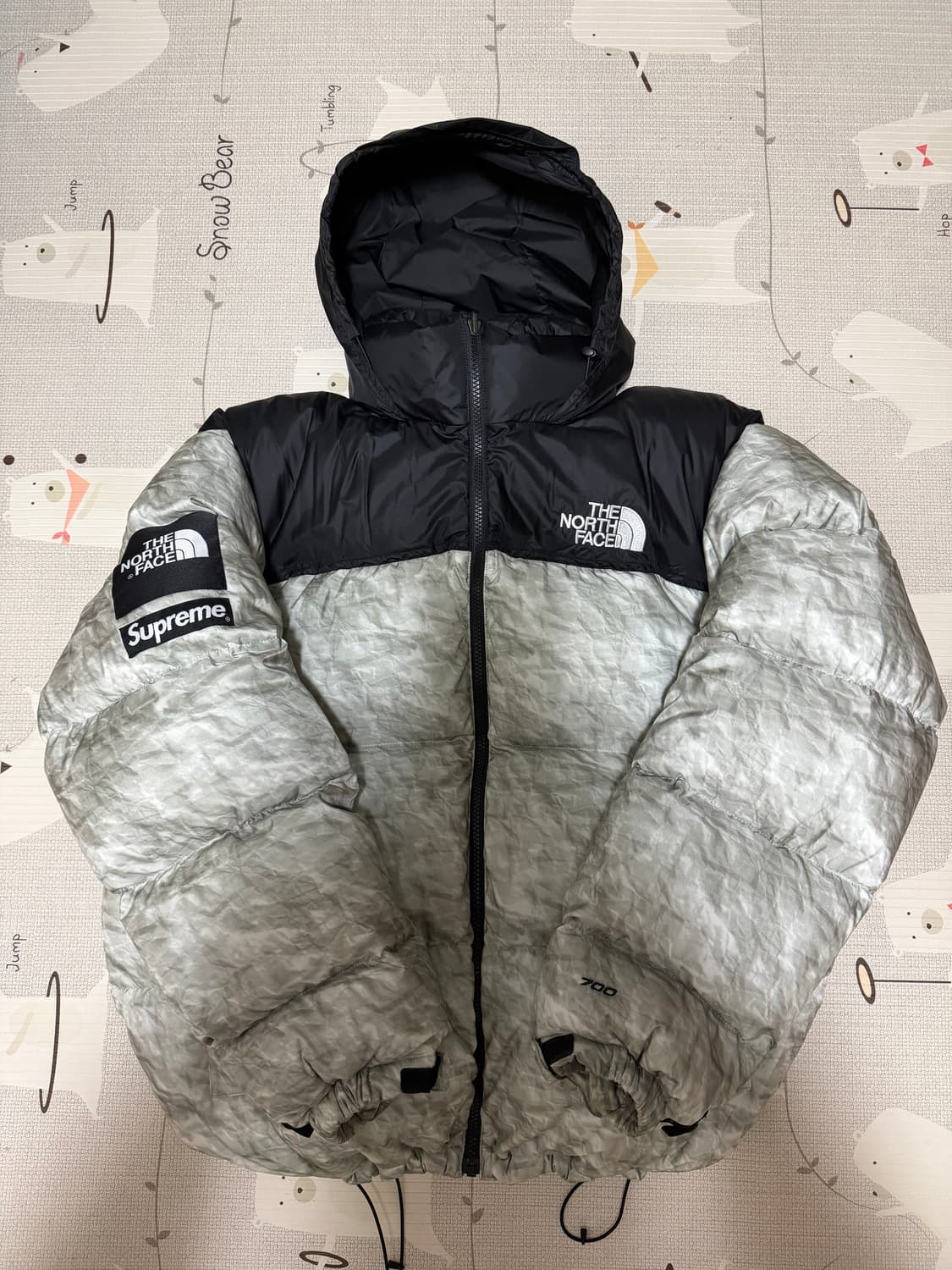 슈프림x노스페이스 슈노 페이퍼 눕시 XL 상품이미지3