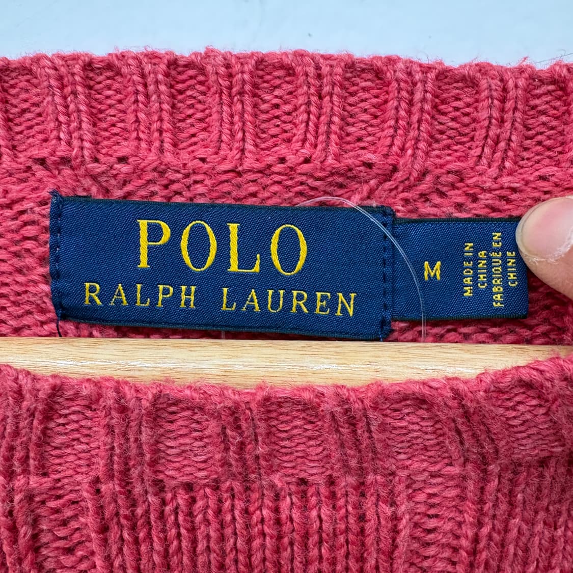 폴로 랄프로렌 케이블 니트 남m 상품이미지4