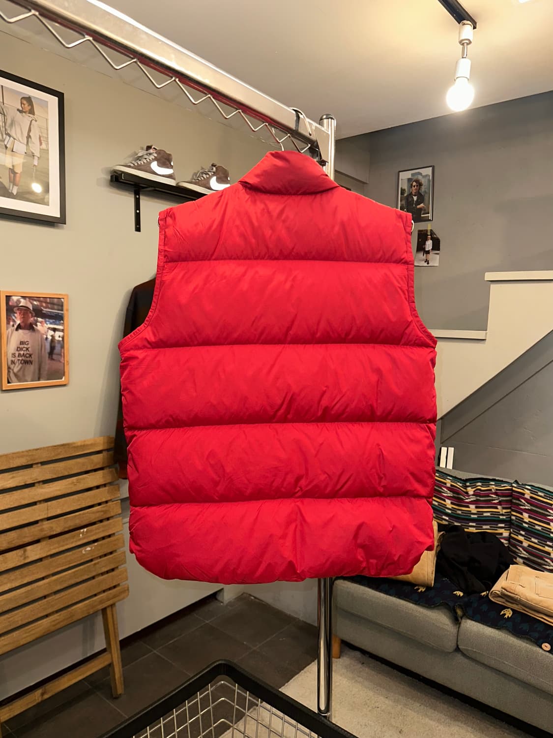 00’s LL Bean Red small logo vest 상품이미지8