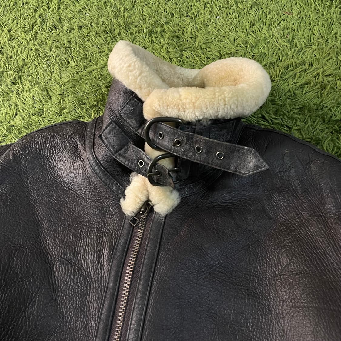 빈티지 양가죽 b-3 무스탕 자켓 상품이미지4