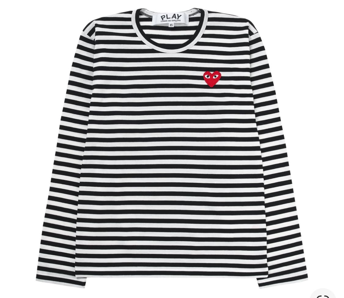 꼼데가르송 스트라이프 롱슬리브 티셔츠 상품이미지1