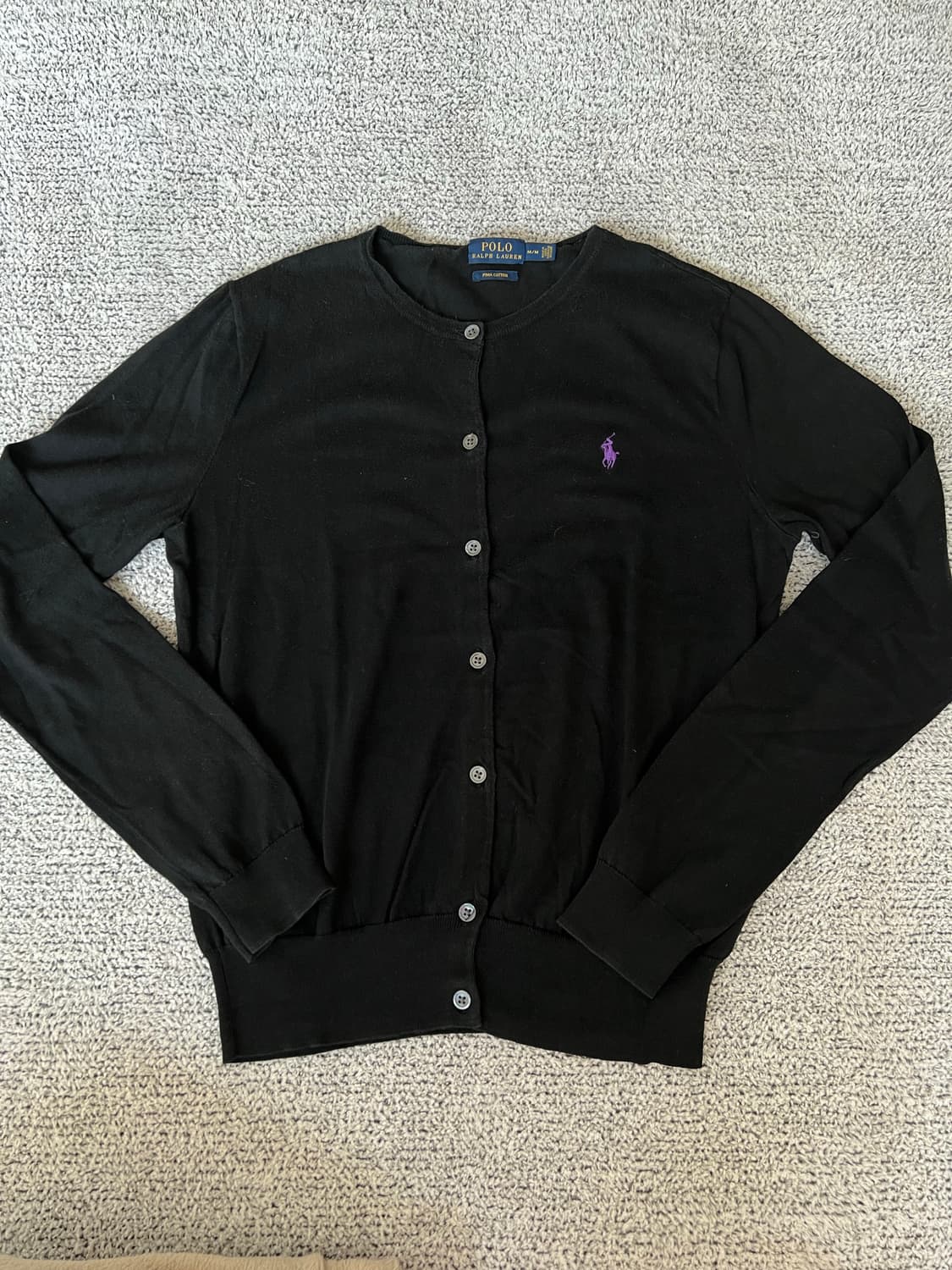 폴로 랄프 로렌　피마 코튼　가디건 상품이미지1