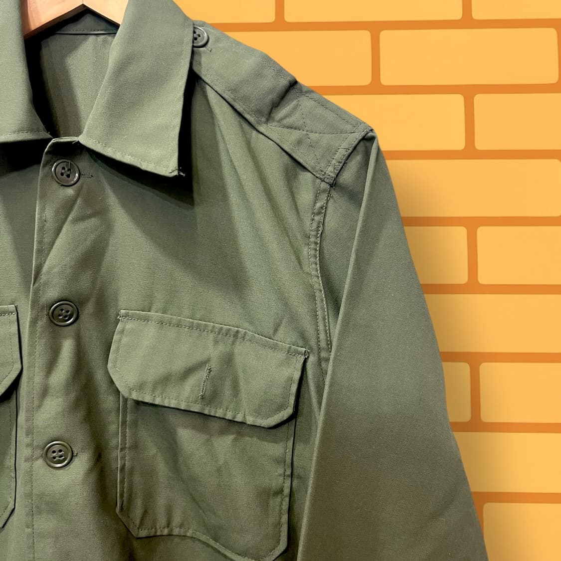 밀리터리 코튼 셔츠 (M) 상품이미지3