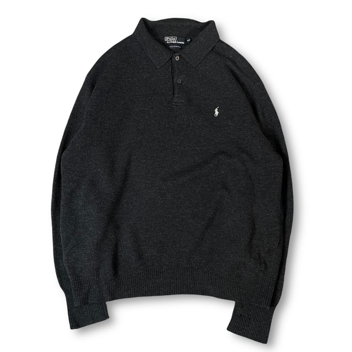 폴로랄프로렌 차콜 울 100 카라 긴팔 니트 105 상품이미지1