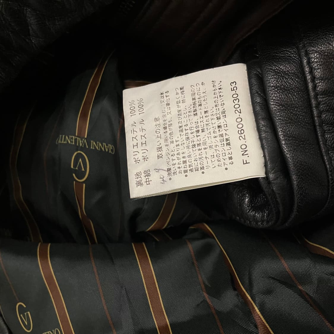 지아니 발렌티노 블랙 양가죽 카코트 L 상품이미지7