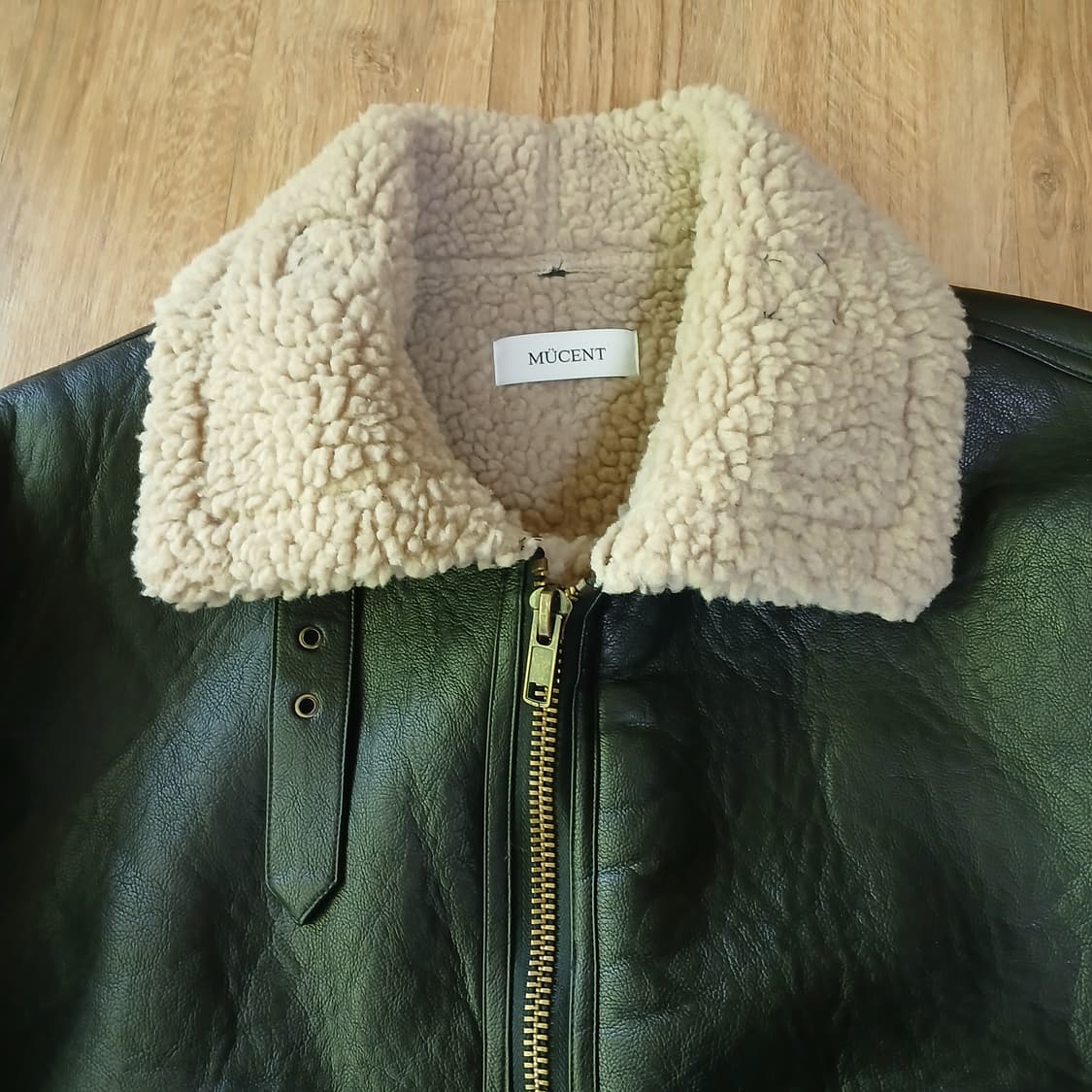 mucent 무센트 무스탕 남녀공용 양털 패딩 자켓 상품이미지5