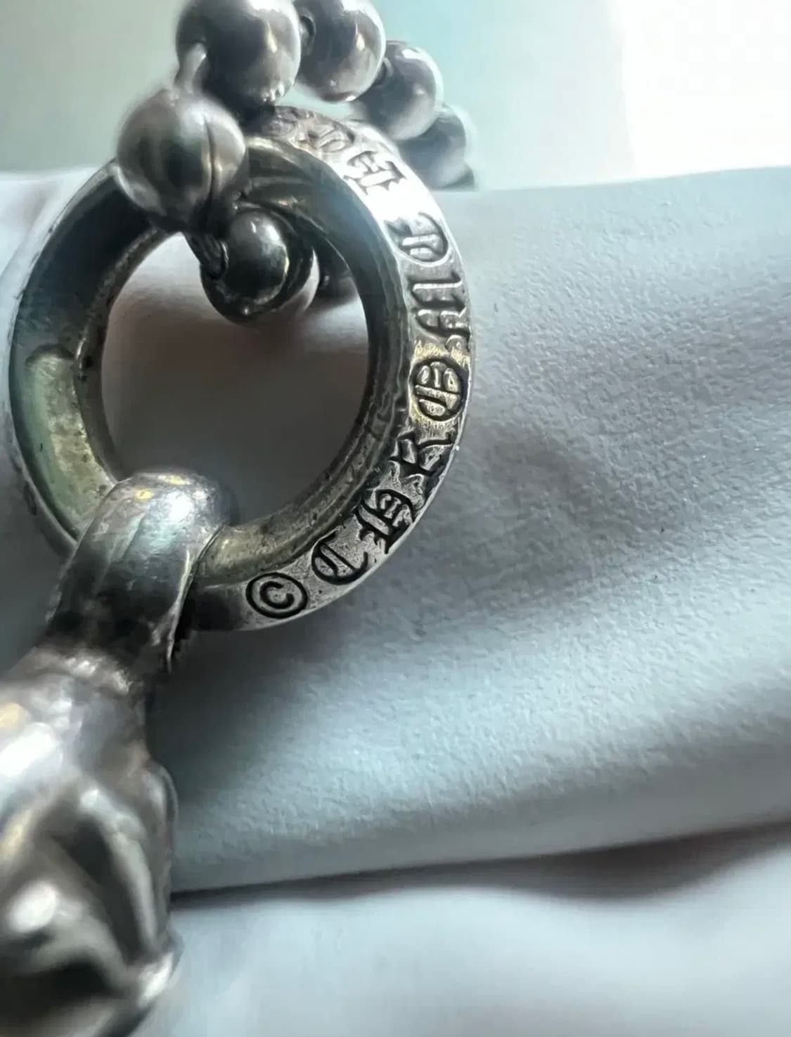 [30인치] 크롬하츠 원볼 타이니 크로스 + 정품 볼체인 상품이미지4