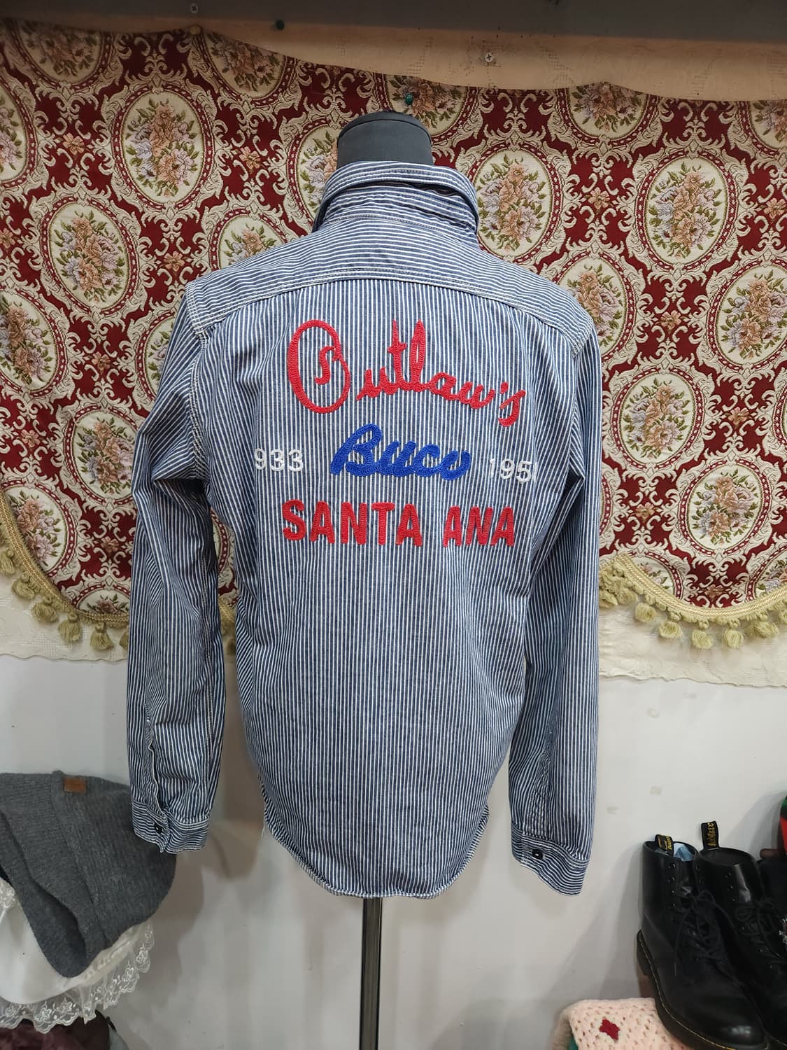 리얼맥코이 buco 체인스티치자수 히코리 데님 워크셔츠

 상품이미지8