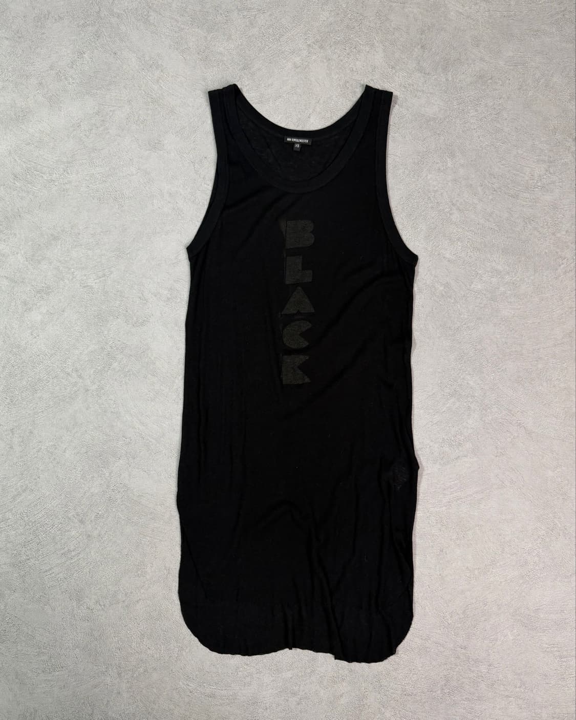 Ann Demeulemeester 11 SS BLACK Tank top 상품이미지1