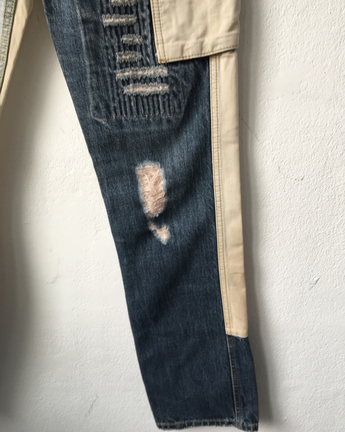 Damage pocket patch point denim pants 상품이미지4