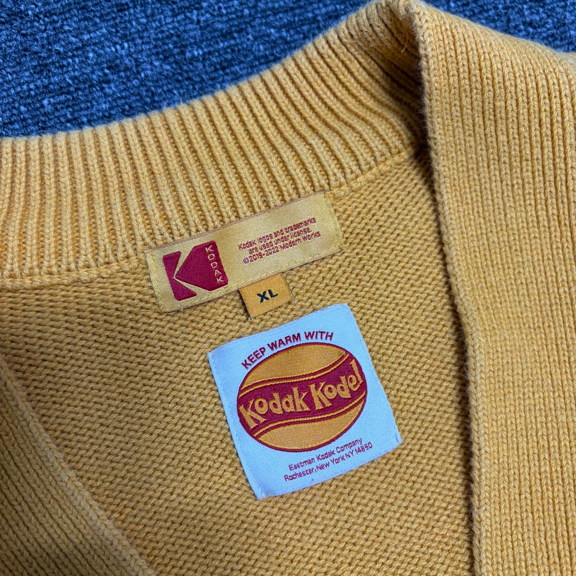 코닥 시그니처 미니 로고 가디건 상품이미지4