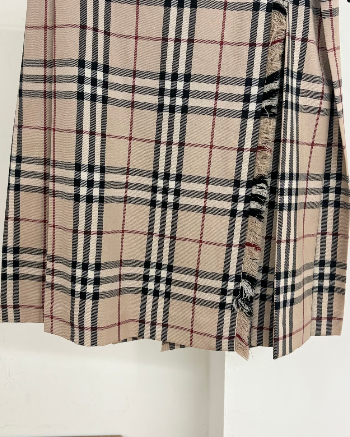 버버리 노바 체크 울 벨티드 랩 스커트 상품이미지3