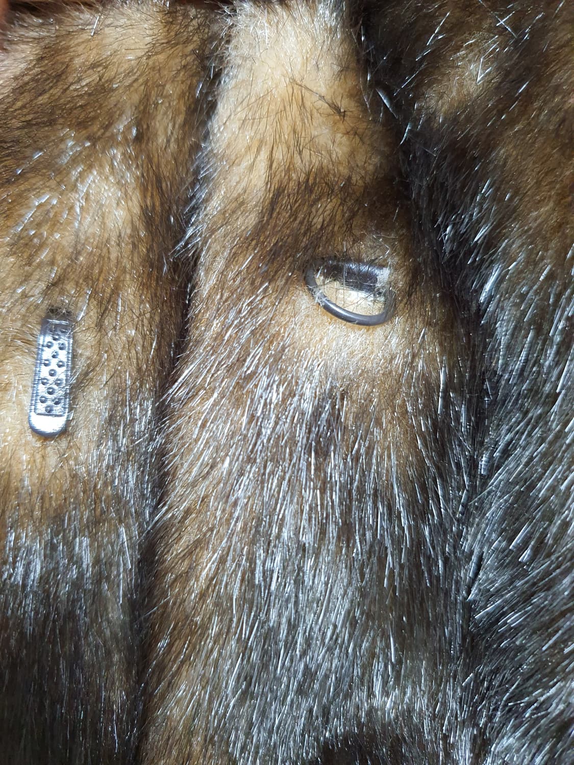 [갸루] 브라운 퍼 후드 코트 밍크코트 숏코트 인조 상품이미지2