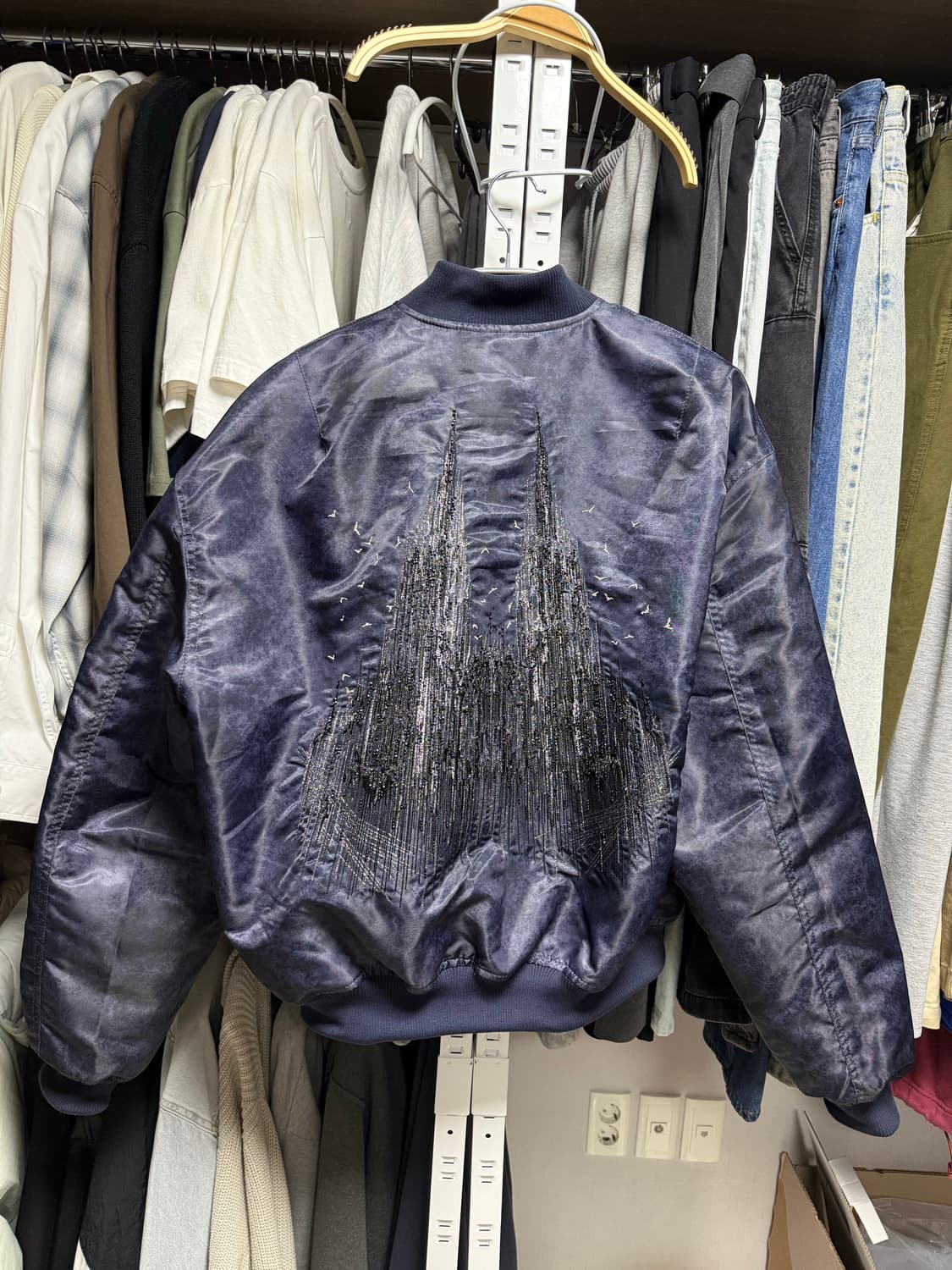 언더마이카 할로윈 봄버 자켓 상품이미지2