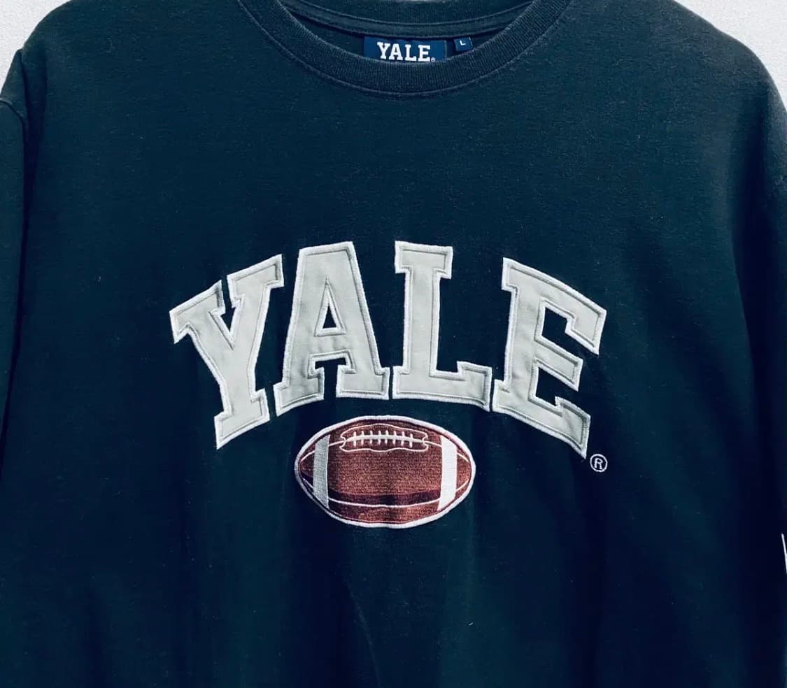 예일 투톤 아치 반팔티셔츠 블랙 L 상품이미지2