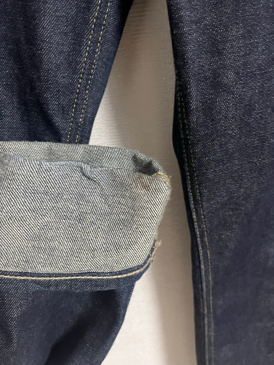 자라 생지 데님 팬츠 청바지 eu34 스트레이트핏 상품이미지5