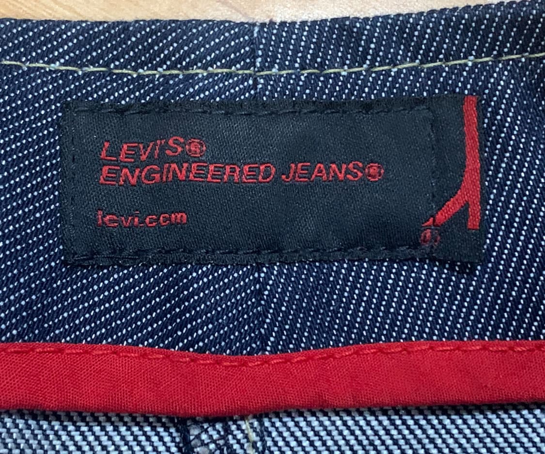 LEVIS 리바이스 엔지니어드 진 데님 랩 스커트(M 사이즈) 상품이미지7