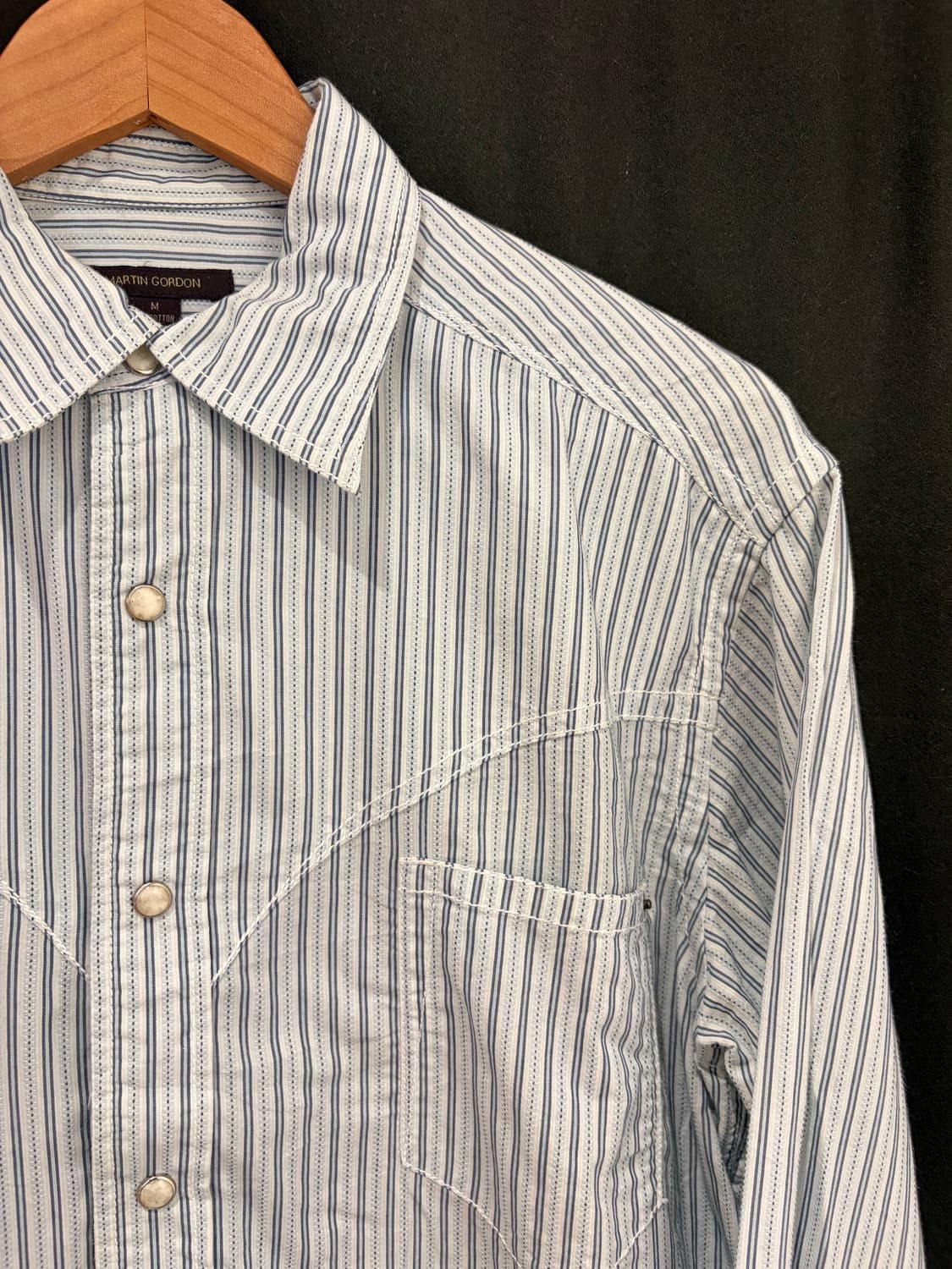 STRIPE WESTERN SHIRT 상품이미지2