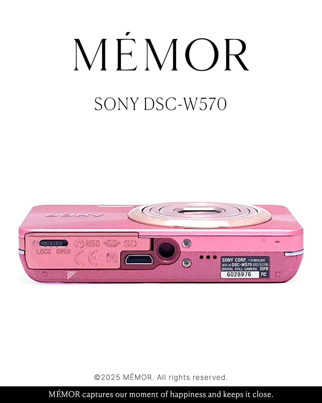 미니멀초경량♥️ SONY DSC-W570 소니 디지털 카메라 상품이미지4