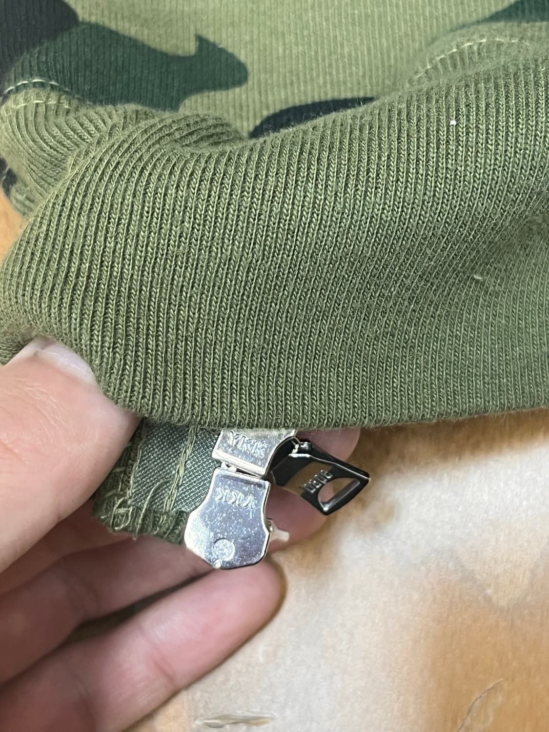 베이프 녹계 후드집업 상품이미지7