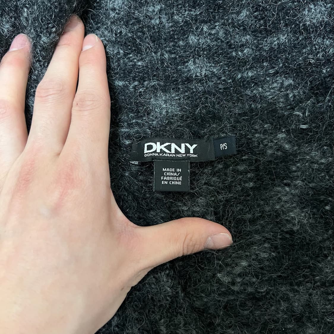DKNY 뉴욕 여성 모헤어 롱 니트 가디건 S/90  상품이미지4