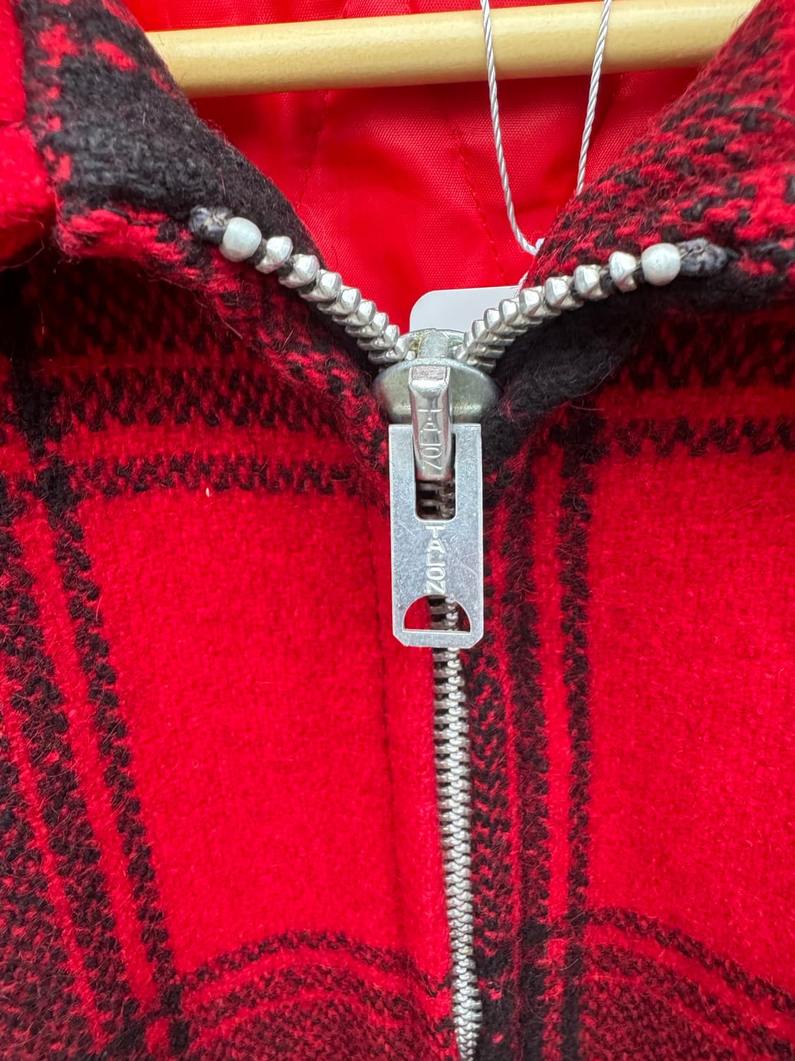 60s jcpenney 매키노 울 버팔로 체크 빈티지 헌팅 자켓 코트 상품이미지7