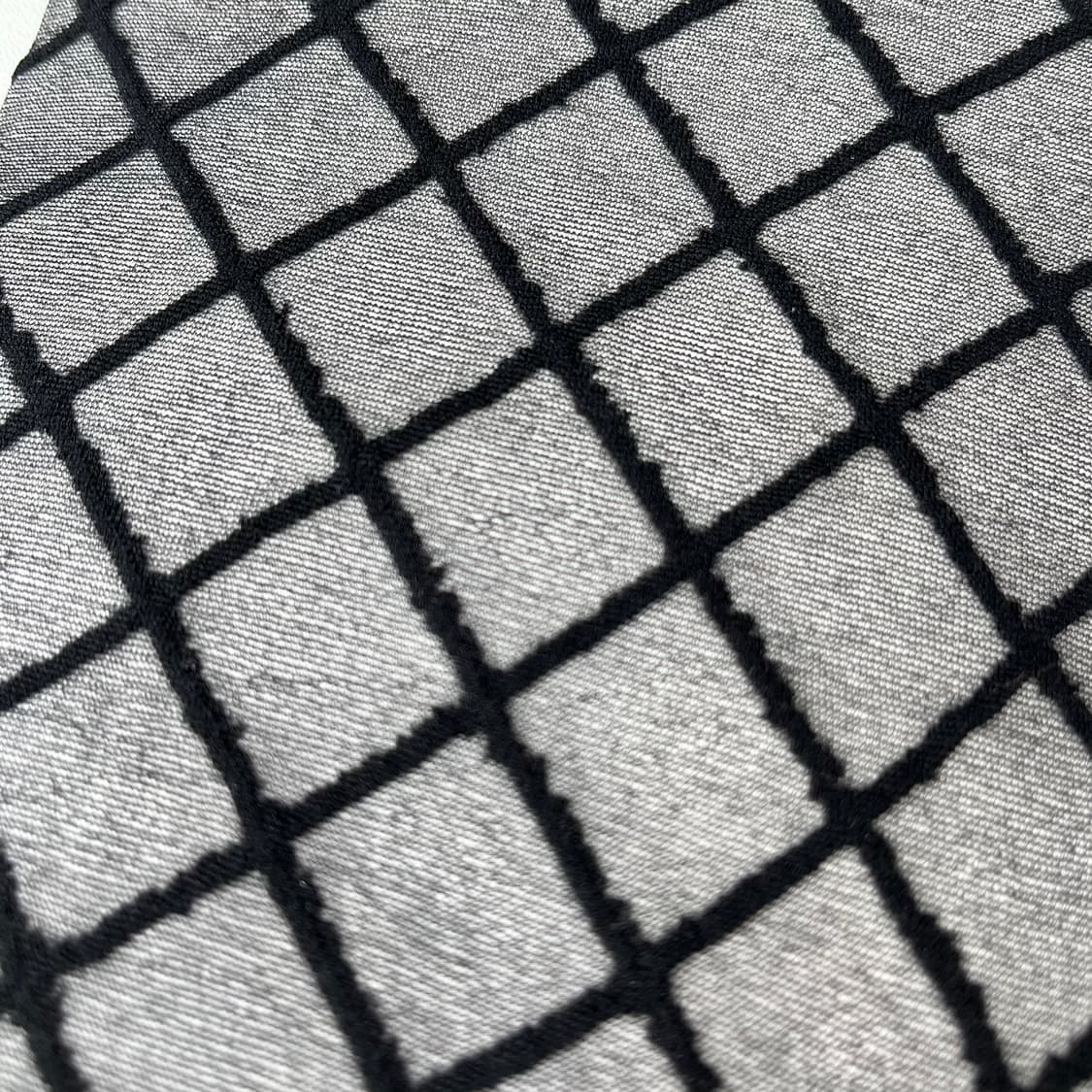 일본산 Chaton Moe 빅체크 패턴 스타킹 상품이미지2