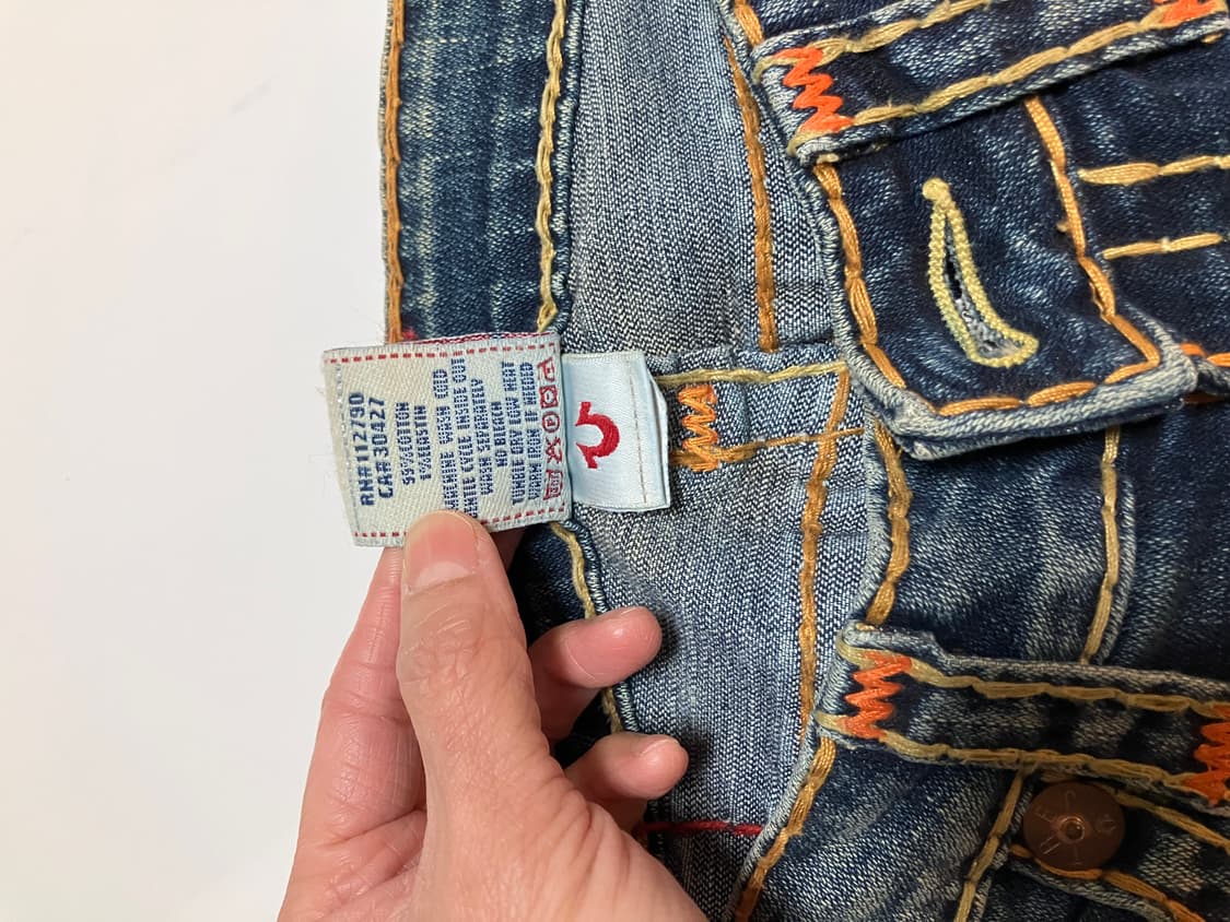 Johnny super T 조니 수퍼티 다크워시 부츠컷 트루릴리젼 상품이미지10