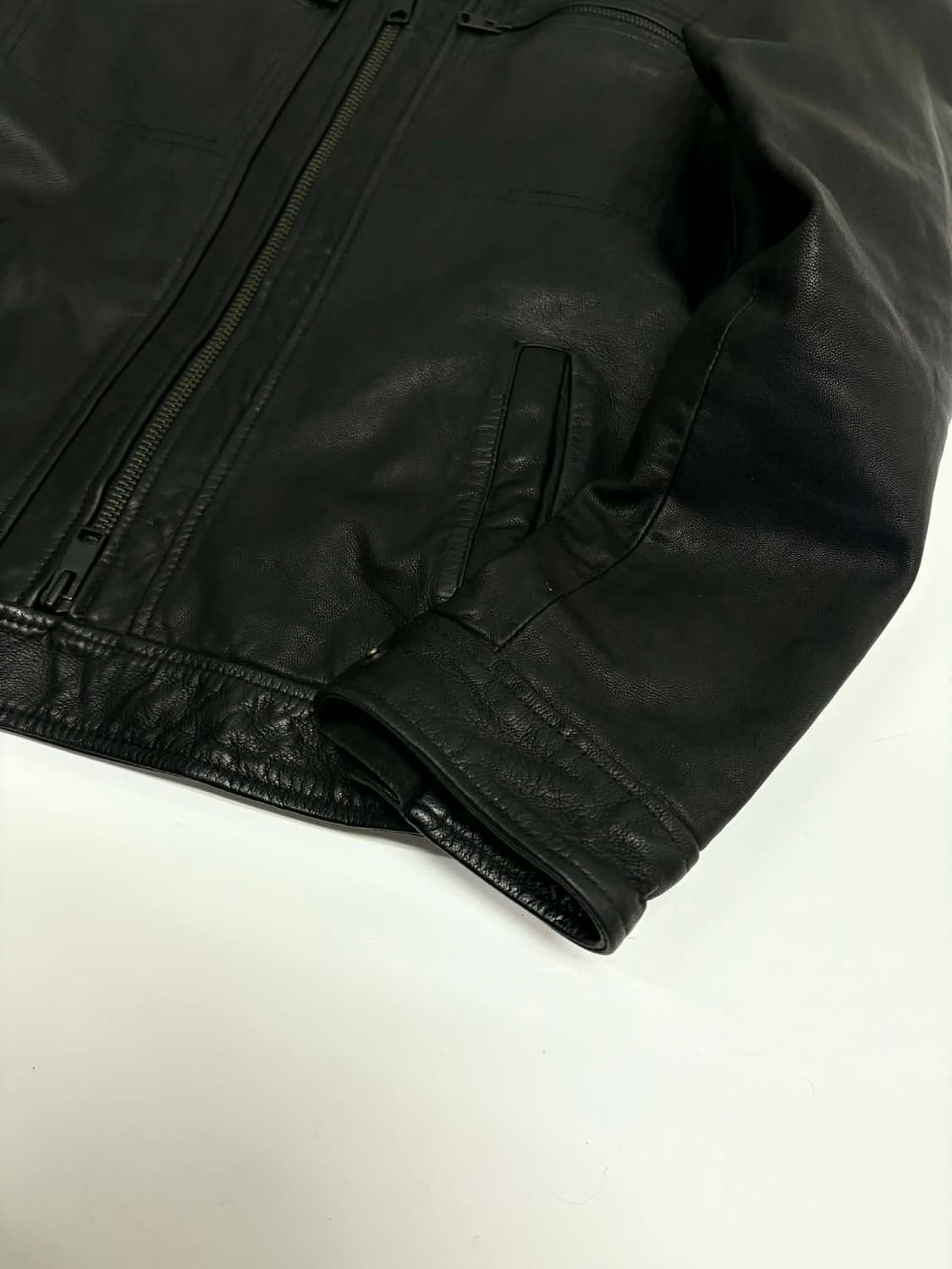 [M] 올세인츠 라크 레더 가죽 자켓 상품이미지9