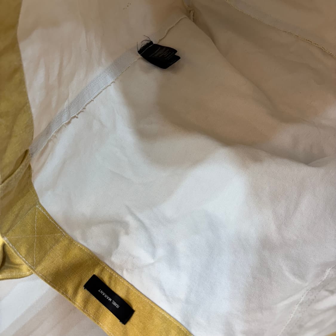 이자벨 마랑 옌키 옐로우 토트백 상품이미지4