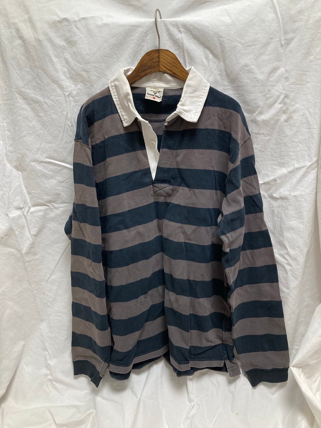 vintage striped collar t-shirt 상품이미지2