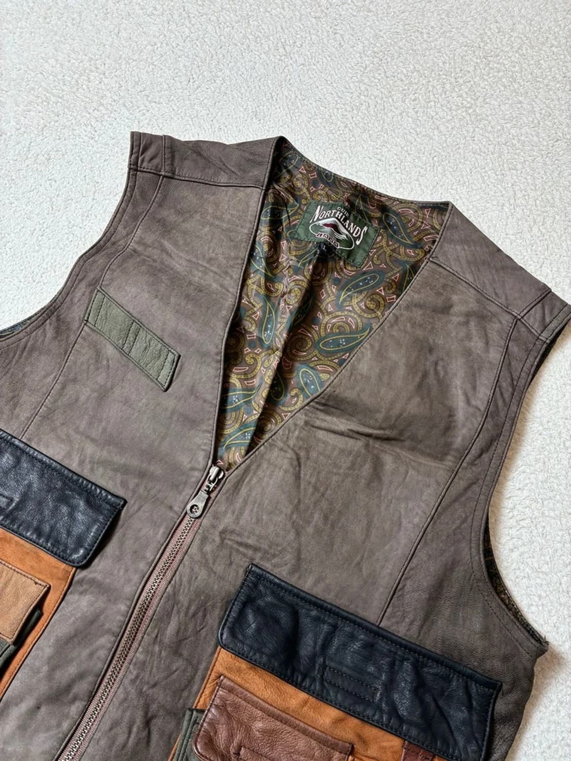 노스랜즈 90's 헤리티지 양가죽 베스트 PN7348 상품이미지2