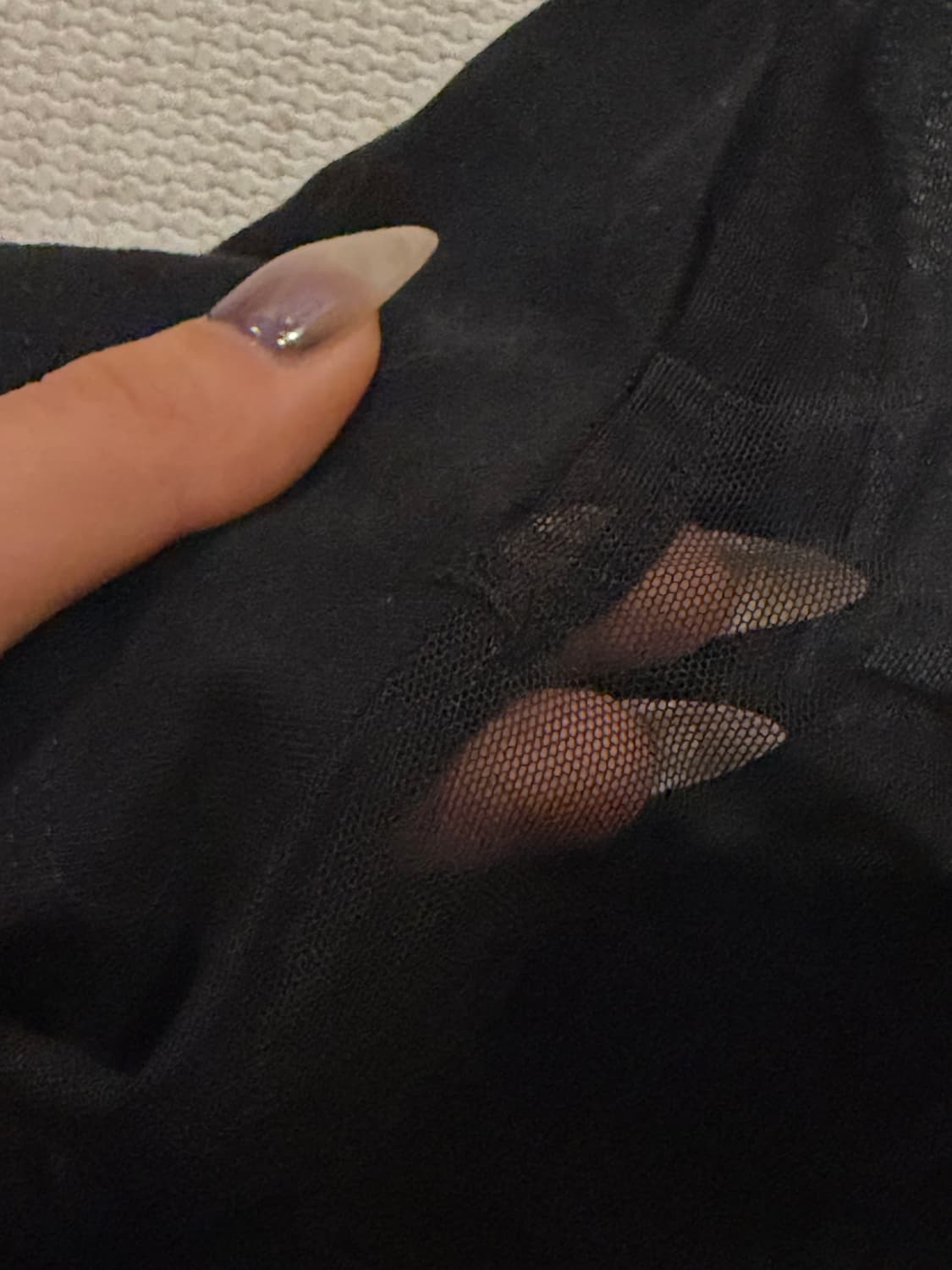 asif calie 에즈이프캘리 코르셋 메쉬 티셔츠 상품이미지6