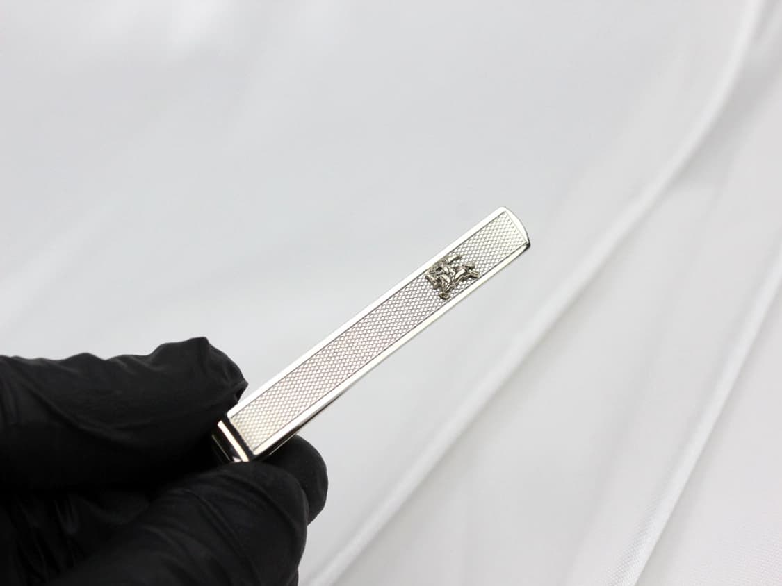 버버리 A+등급 5.1cm 실버925 은 기마상 명품 타이바 상품이미지5