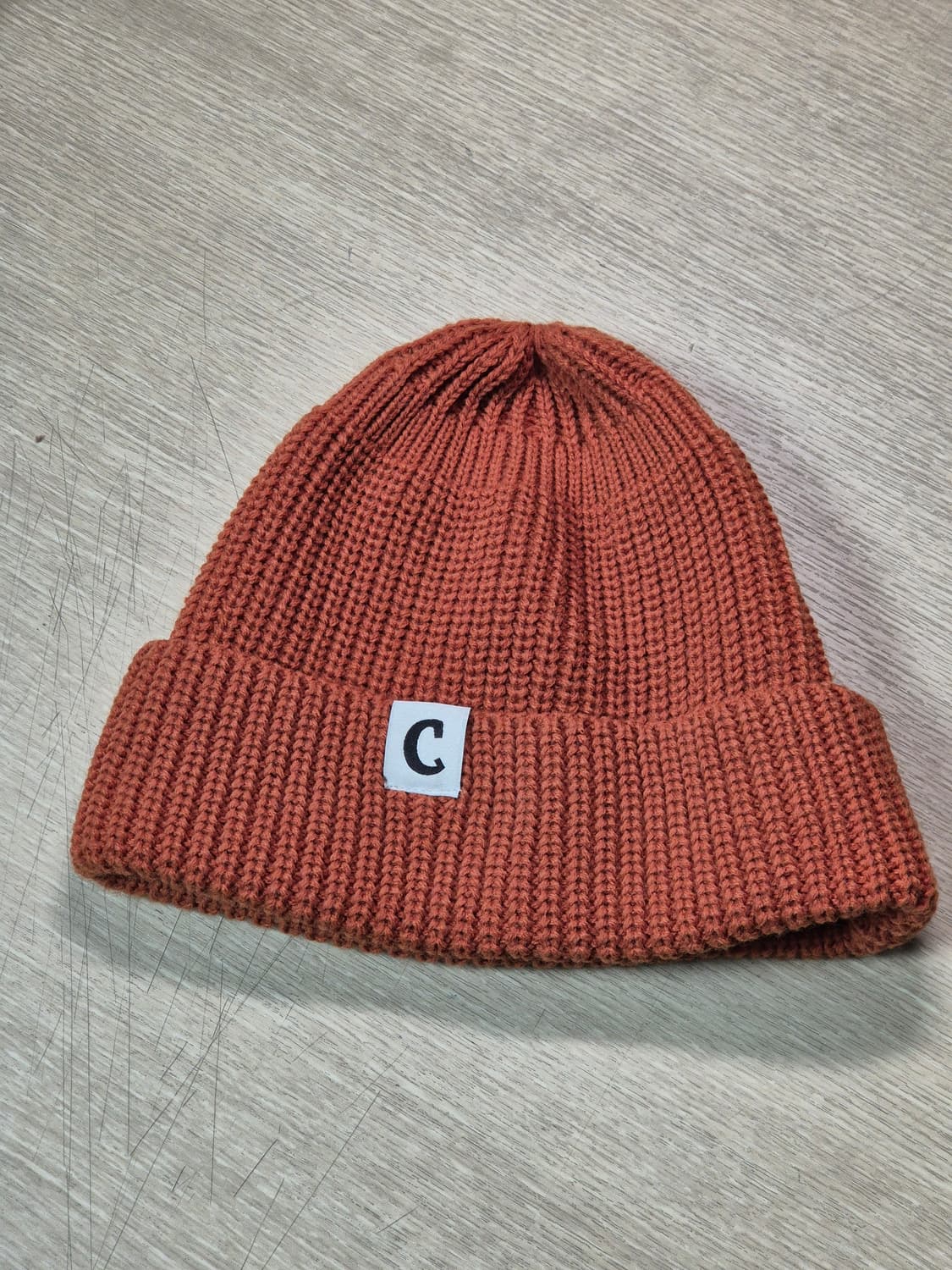 커버낫 로고 숏비니 와치캡 오렌지 상품이미지3